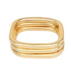 3 Row Square Stackable Bracelet